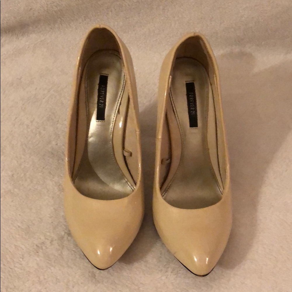 Patent nude forever 21 heels